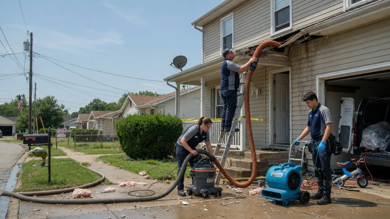 Water Damage Restoration in New Vienna, OH near me
